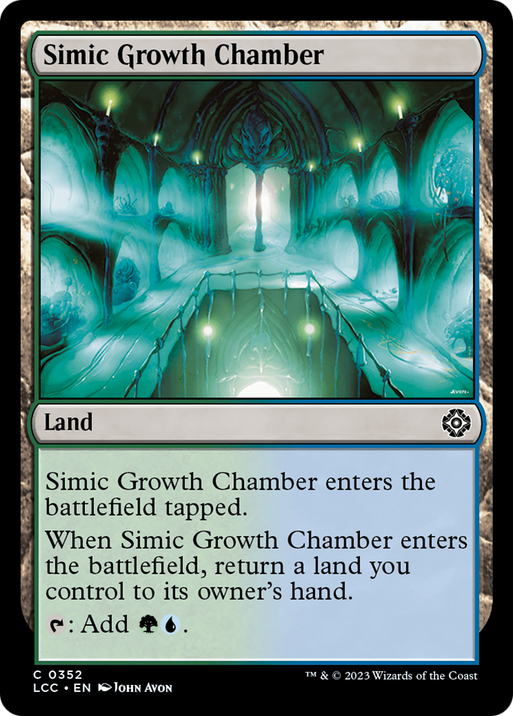 Simic Growth Chamber [The Lost Caverns of Ixalan Commander] | Gear Gaming Bentonville