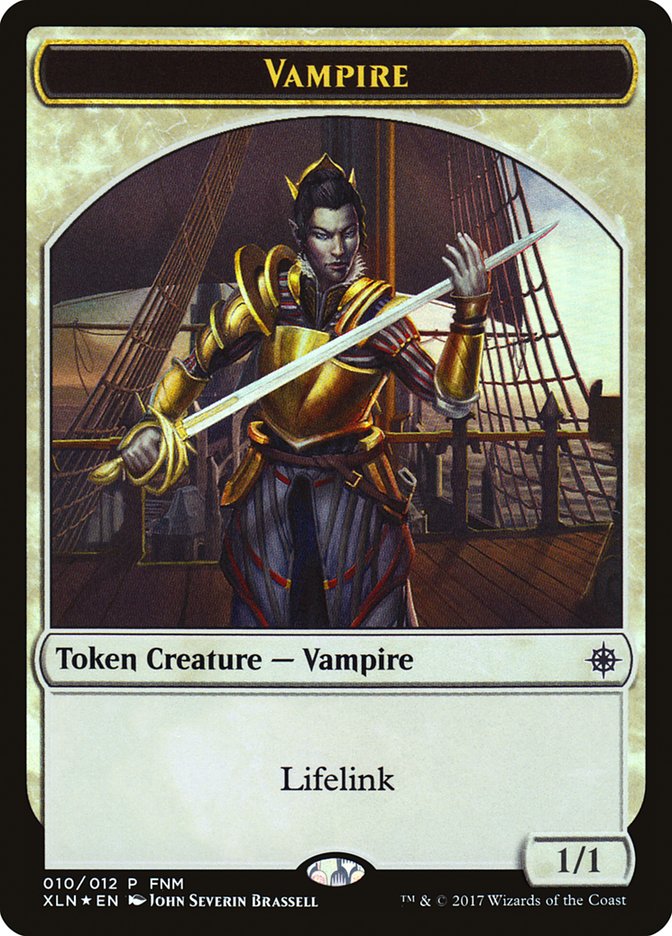 Vampire // Treasure Double-Sided Token [Friday Night Magic 2017] | Gear Gaming Bentonville