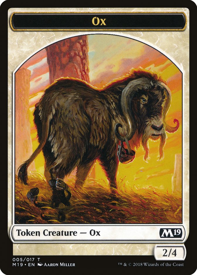 Ox Token [Core Set 2019 Tokens] | Gear Gaming Bentonville