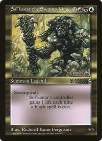 Sol'kanar the Swamp King (Oversized) [Oversize Cards] | Gear Gaming Bentonville