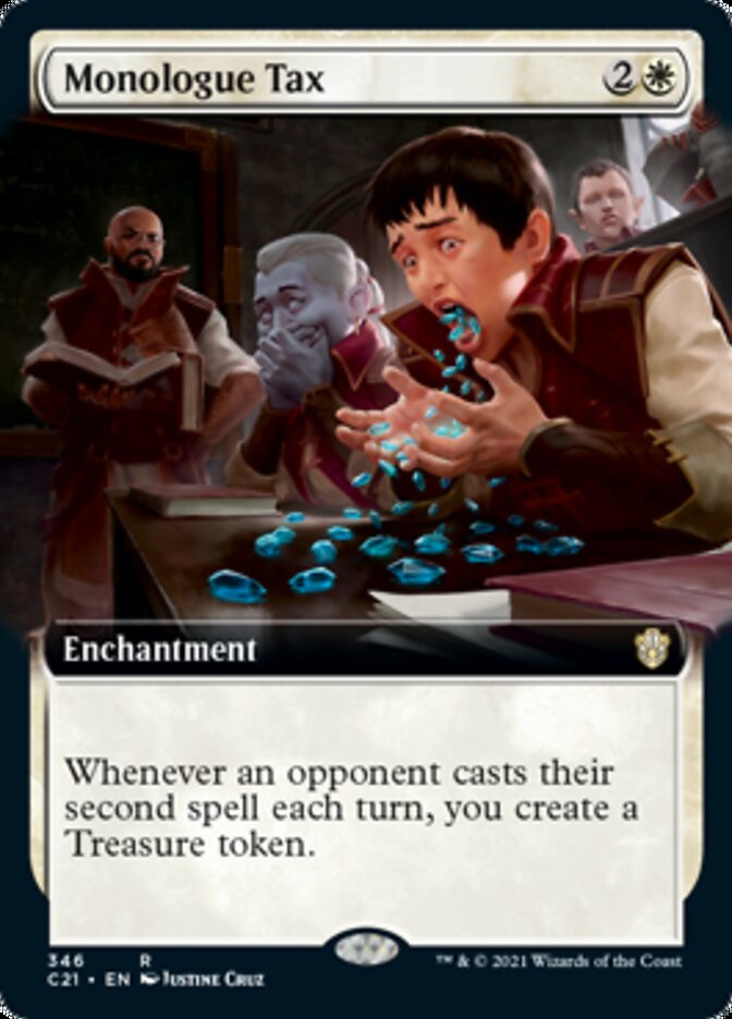 Monologue Tax (Extended Art) [Commander 2021] | Gear Gaming Bentonville