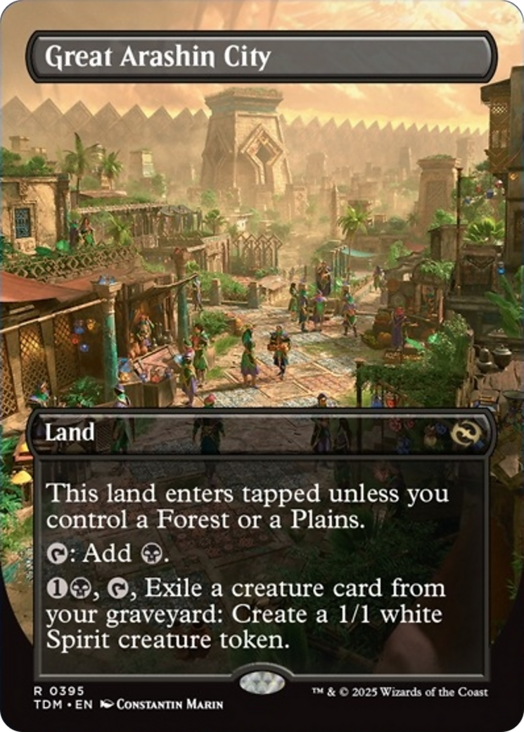 Great Arashin City (Borderless) [Tarkir: Dragonstorm] | Gear Gaming Bentonville