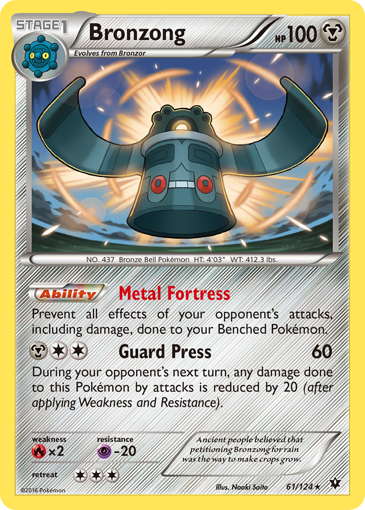 Bronzong (61/124) [XY: Fates Collide] | Gear Gaming Bentonville