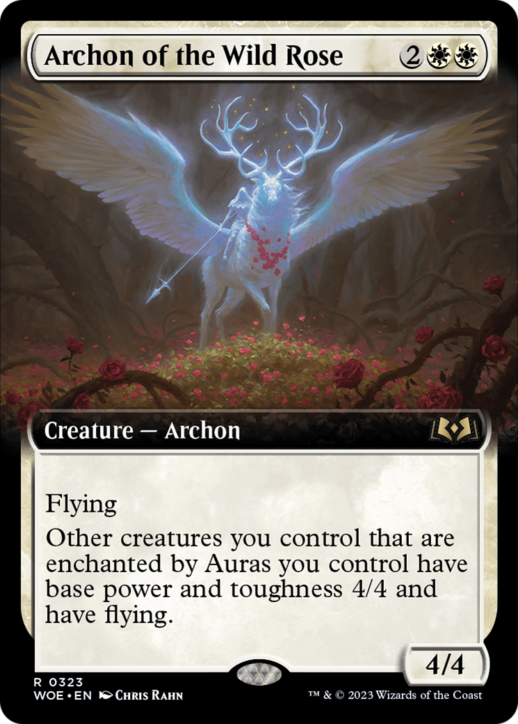 Archon of the Wild Rose (Extended Art) [Wilds of Eldraine] | Gear Gaming Bentonville