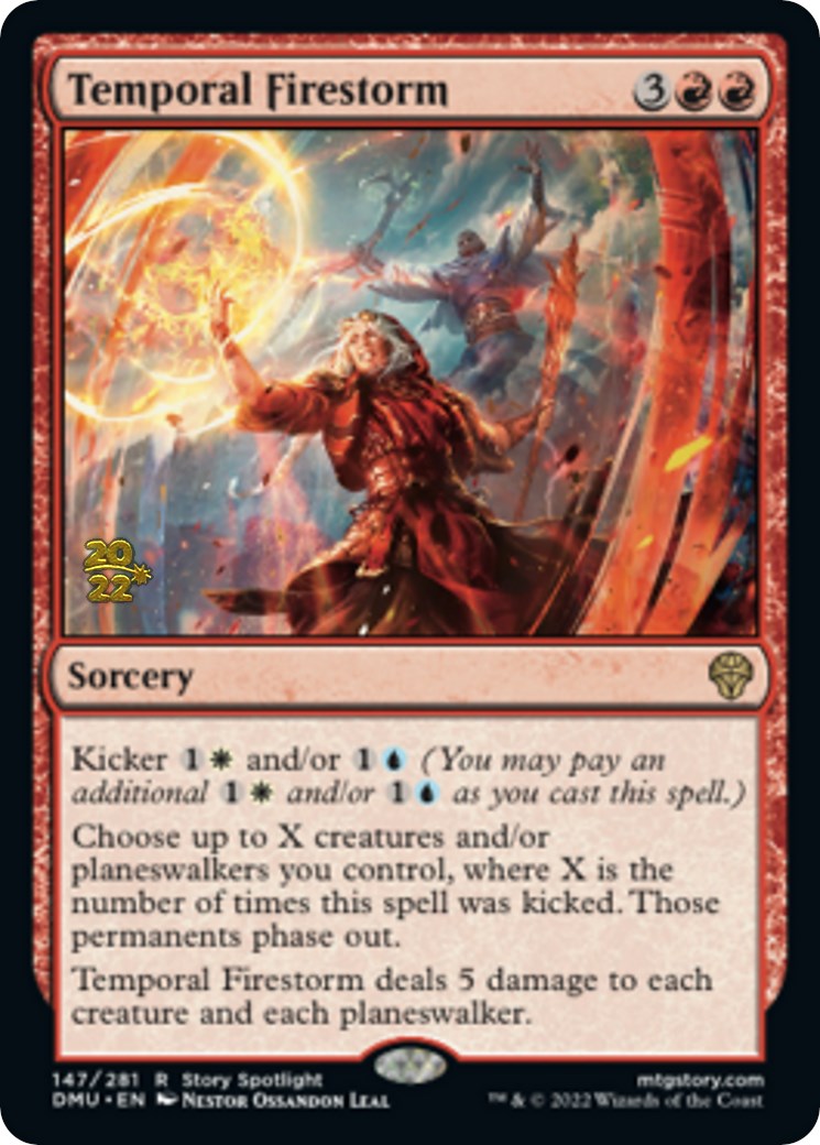 Temporal Firestorm [Dominaria United Prerelease Promos] | Gear Gaming Bentonville