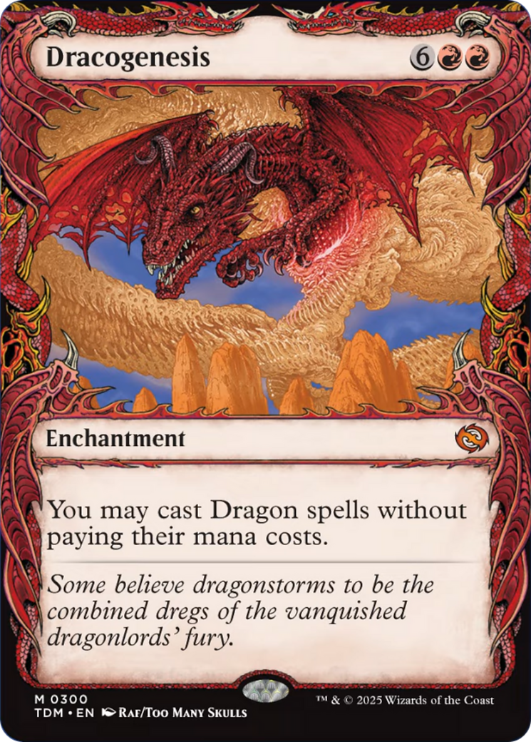 Dracogenesis (0300) (Showcase) [Tarkir: Dragonstorm] | Gear Gaming Bentonville