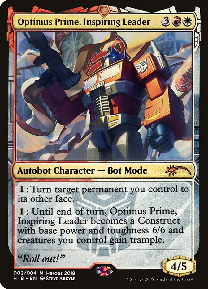 Optimus Prime, Inspiring Leader [Heroes of the Realm 2018] | Gear Gaming Bentonville