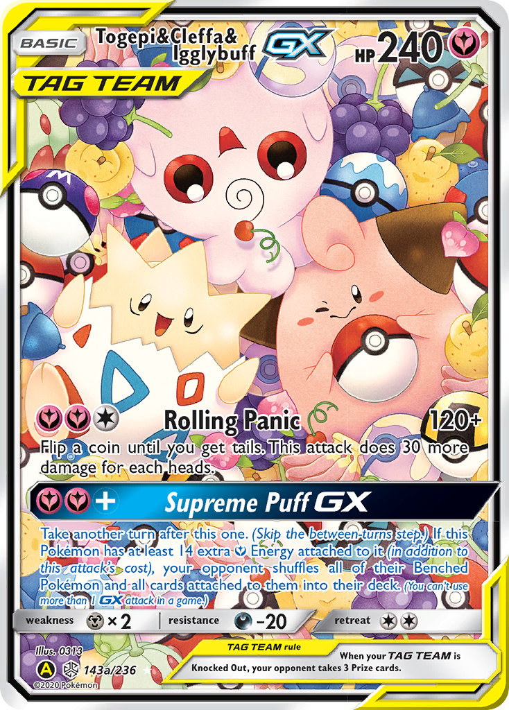 Togepi & Cleffa & Igglybuff GX (143a/236) [Alternate Art Promos] | Gear Gaming Bentonville