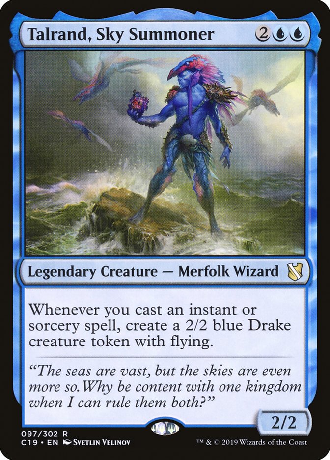 Talrand, Sky Summoner [Commander 2019] | Gear Gaming Bentonville