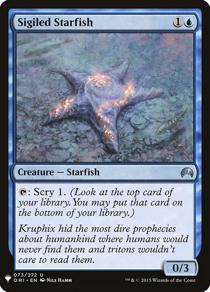 Sigiled Starfish [Mystery Booster] | Gear Gaming Bentonville