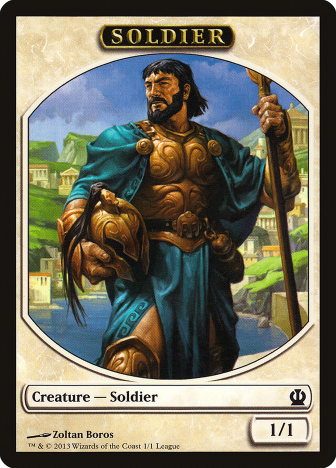 Soldier Token (Zoltan Boros) [League Tokens 2013] | Gear Gaming Bentonville