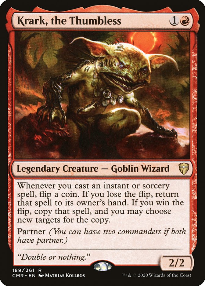 Krark, the Thumbless [Commander Legends] | Gear Gaming Bentonville