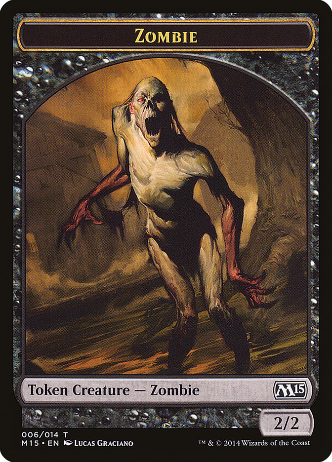 Zombie Token [Magic 2015 Tokens] | Gear Gaming Bentonville