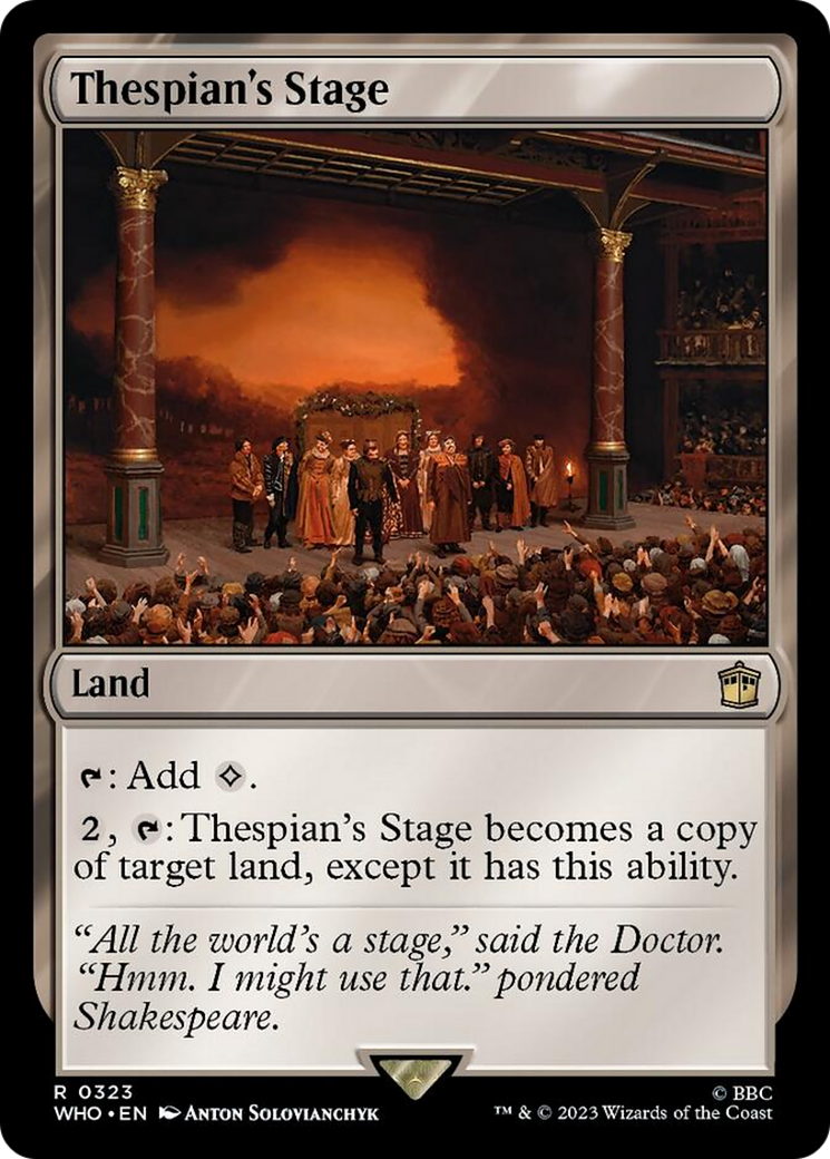 Thespian's Stage [Doctor Who] | Gear Gaming Bentonville