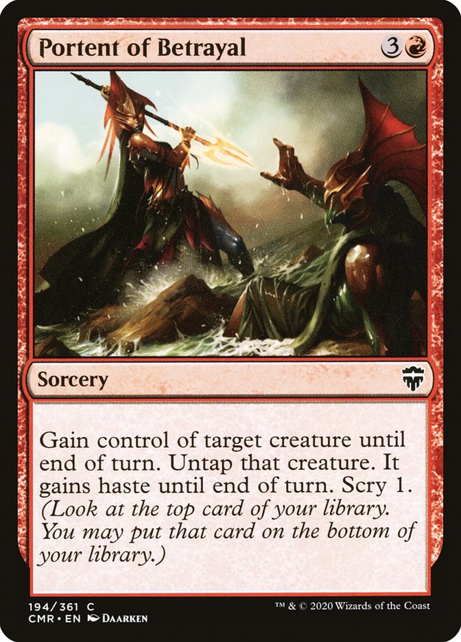 Portent of Betrayal [Commander Legends] | Gear Gaming Bentonville
