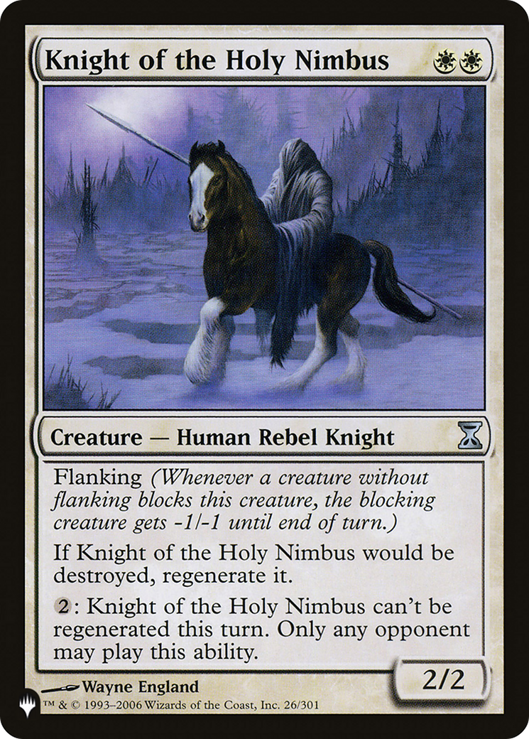 Knight of the Holy Nimbus [The List Reprints] | Gear Gaming Bentonville