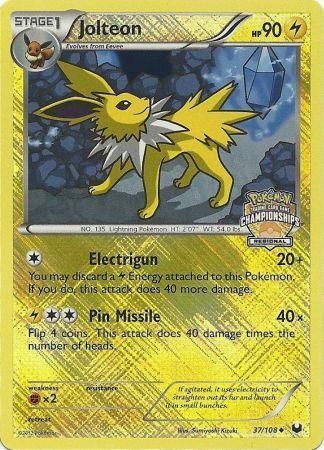 Jolteon (37/108) (Regional Championship) [League & Championship Cards] | Gear Gaming Bentonville