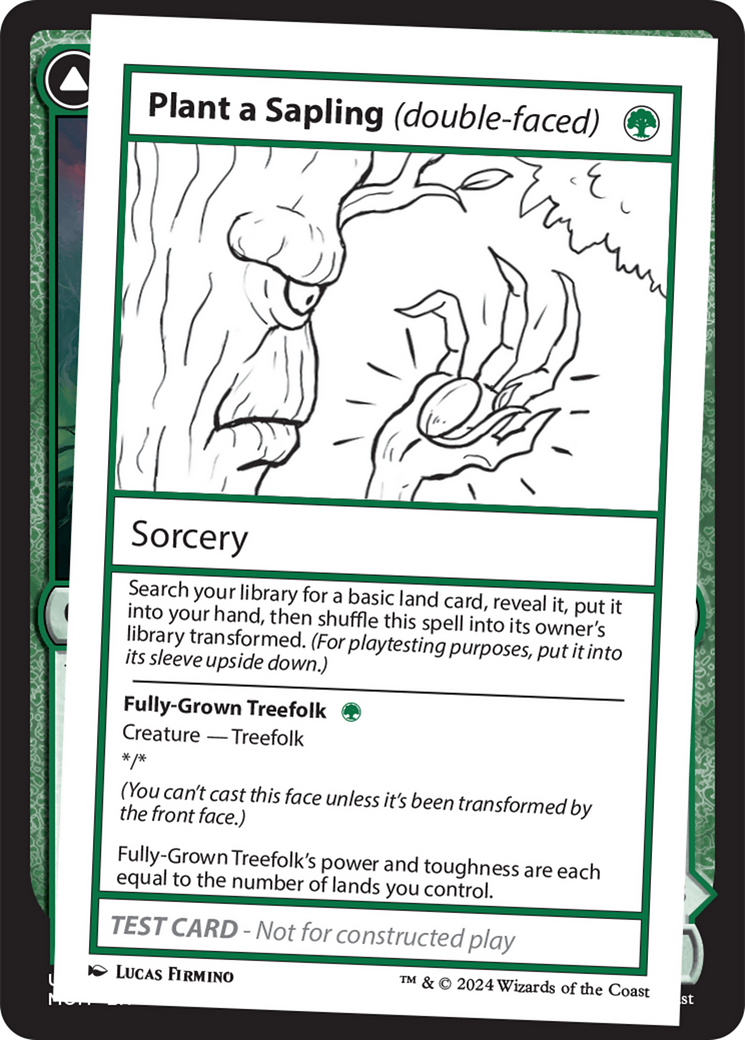 Plant a Sapling (double-faced) [Mystery Booster 2 Playtest Cards] | Gear Gaming Bentonville