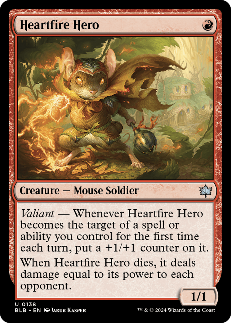 Heartfire Hero [Bloomburrow] | Gear Gaming Bentonville