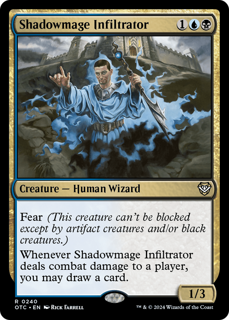 Shadowmage Infiltrator [Outlaws of Thunder Junction Commander] | Gear Gaming Bentonville