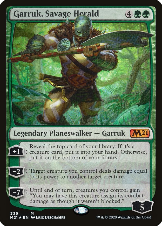 Garruk, Savage Herald [Core Set 2021] | Gear Gaming Bentonville