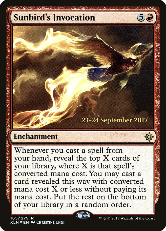 Sunbird's Invocation [Ixalan Prerelease Promos] | Gear Gaming Bentonville