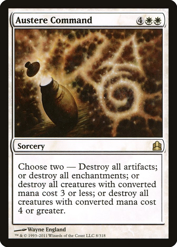 Austere Command [Commander 2011] | Gear Gaming Bentonville