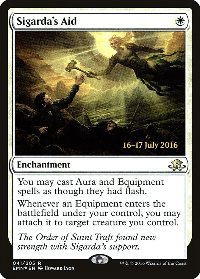 Sigarda's Aid [Eldritch Moon Prerelease Promos] | Gear Gaming Bentonville