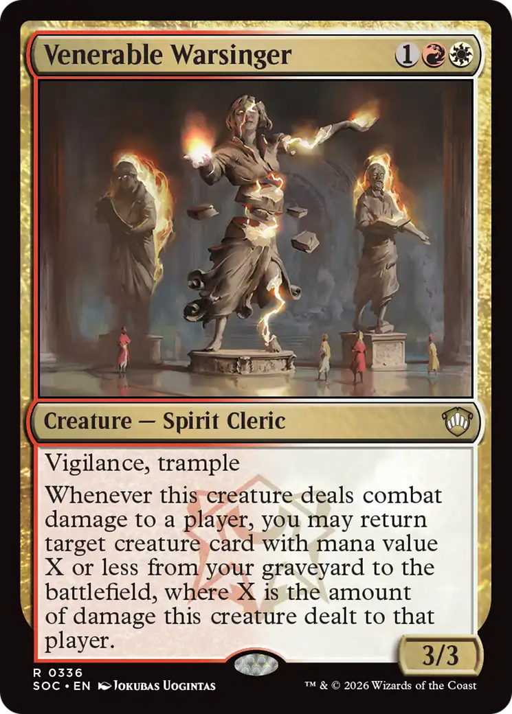 Venerable Warsinger [Secrets of Strixhaven Commander] | Gear Gaming Bentonville