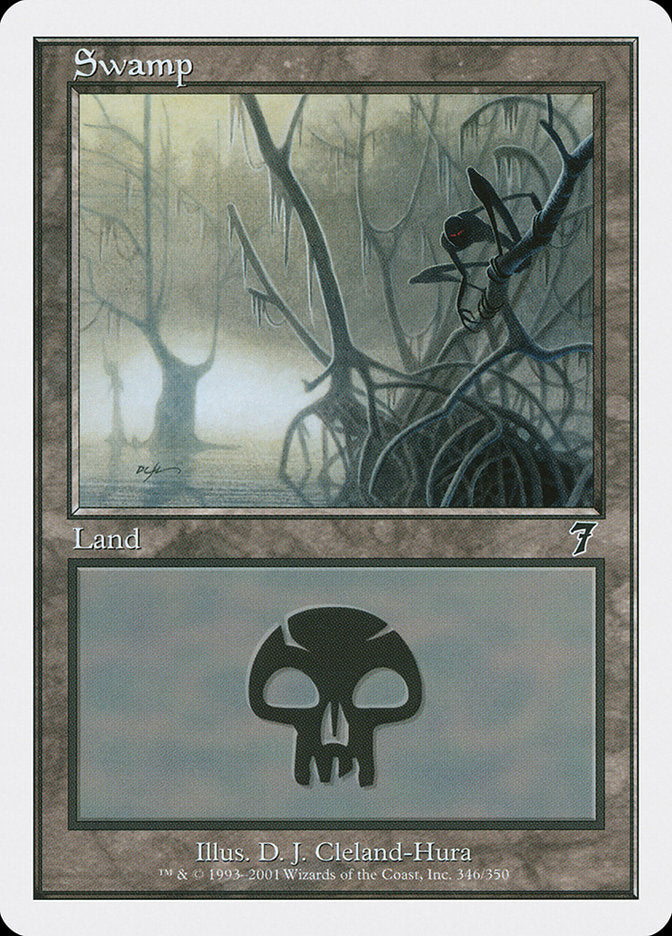 Swamp (346) [Seventh Edition] | Gear Gaming Bentonville