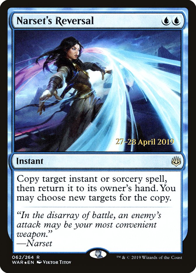 Narset's Reversal [War of the Spark Prerelease Promos] | Gear Gaming Bentonville