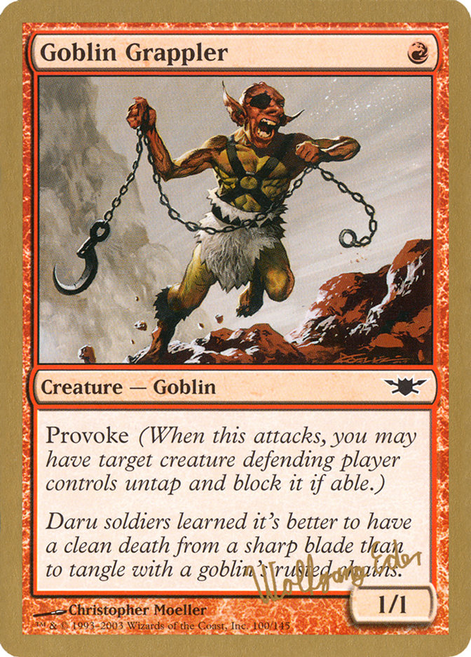 Goblin Grappler (Wolfgang Eder) [World Championship Decks 2003] | Gear Gaming Bentonville