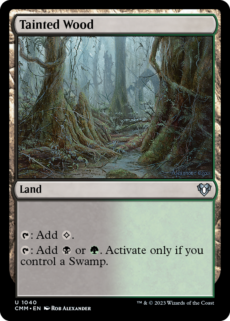 Tainted Wood [Commander Masters] | Gear Gaming Bentonville