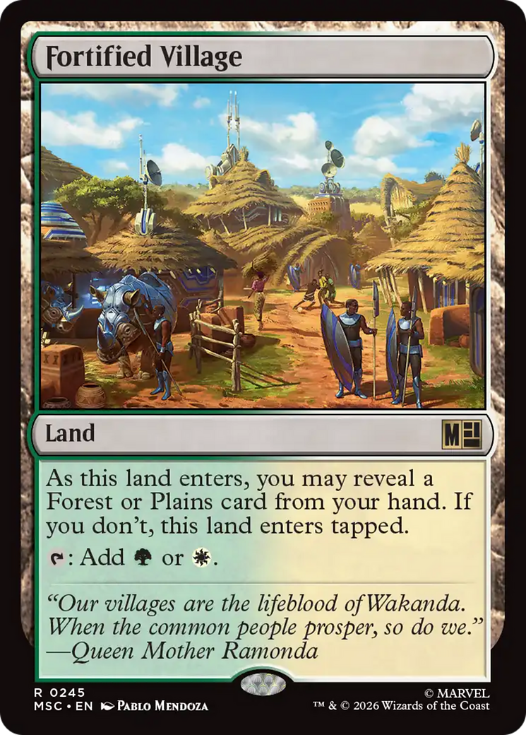 Fortified Village [Marvel Super Heroes Commander] | Gear Gaming Bentonville