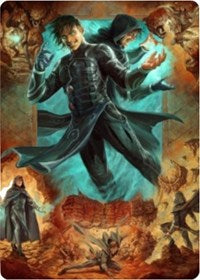 Jace, Mirror Mage 2 Art Card [Zendikar Rising Art Series] | Gear Gaming Bentonville