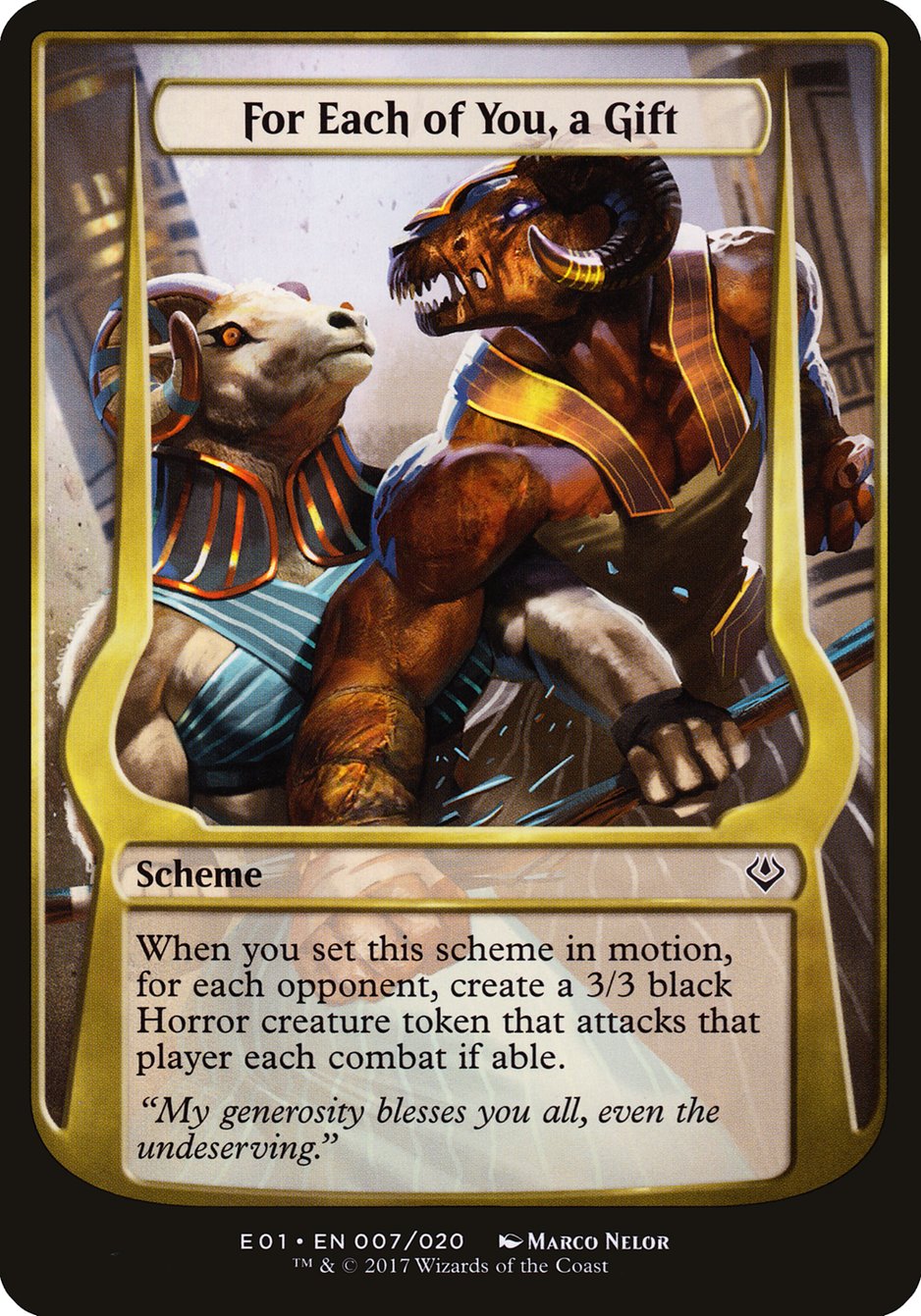 For Each of You, a Gift (Schemes) [Archenemy: Nicol Bolas Schemes] | Gear Gaming Bentonville