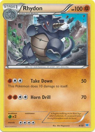 Rhydon (4/30) [XY: Trainer Kit 2 - Latios] | Gear Gaming Bentonville