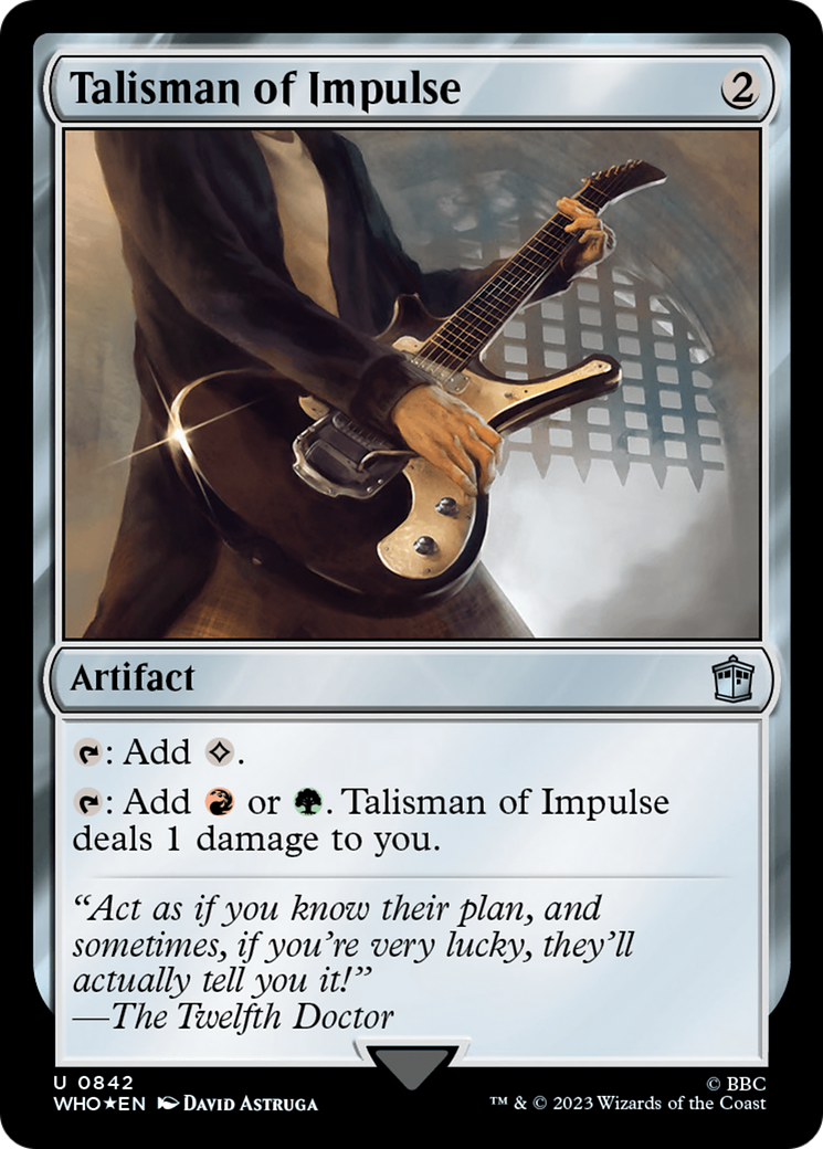 Talisman of Impulse (Surge Foil) [Doctor Who] | Gear Gaming Bentonville