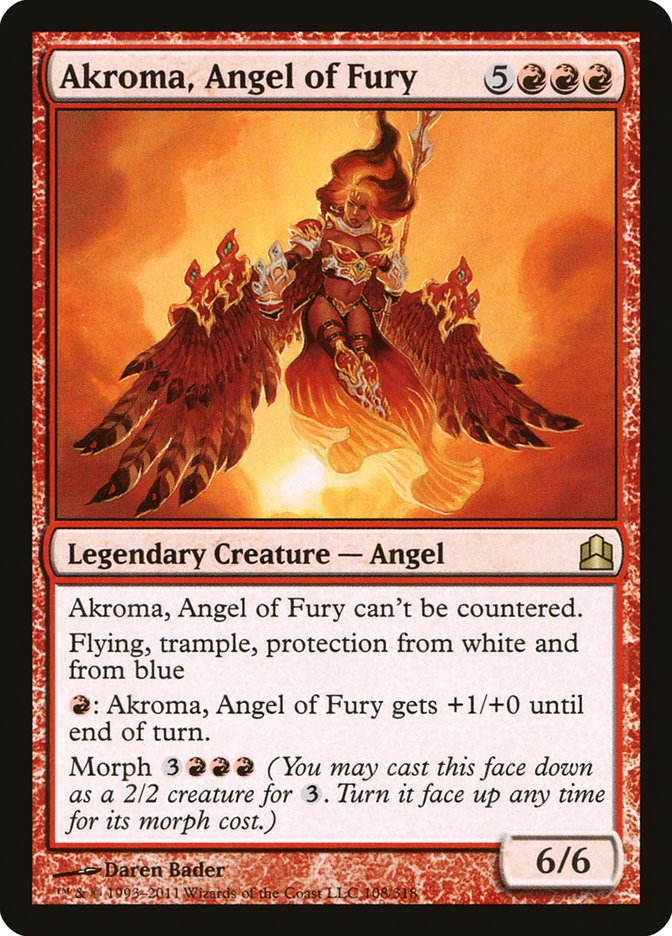 Akroma, Angel of Fury [Commander 2011] | Gear Gaming Bentonville
