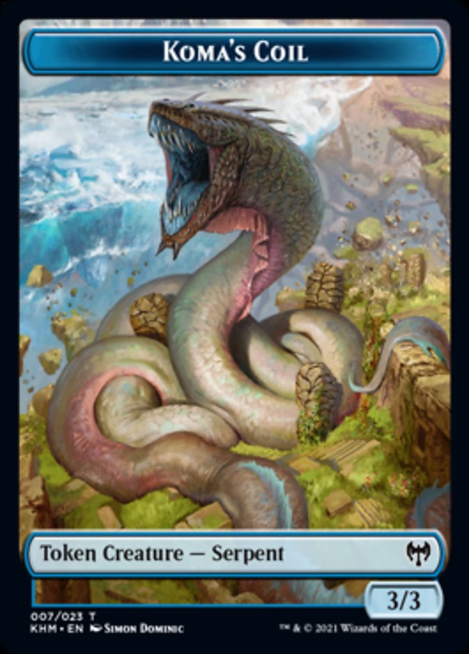 Koma's Coil Token [Kaldheim Tokens] | Gear Gaming Bentonville
