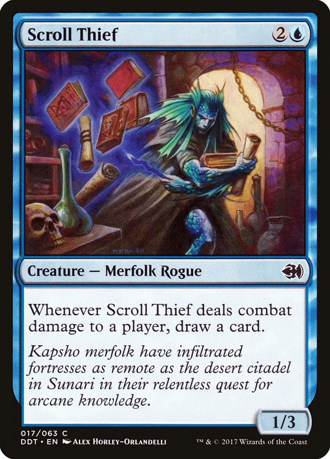 Scroll Thief [Duel Decks: Merfolk vs. Goblins] | Gear Gaming Bentonville