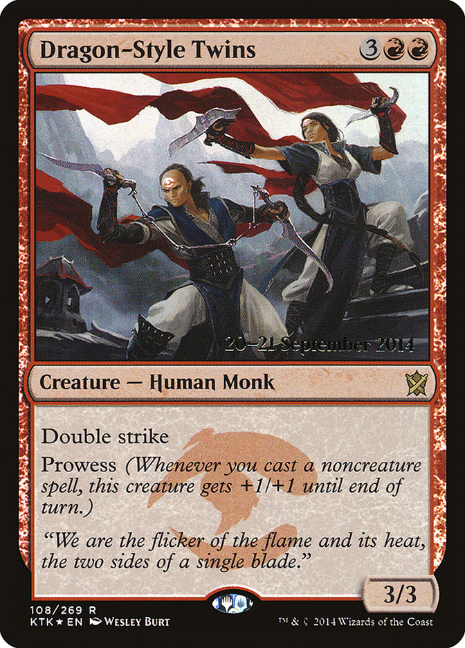 Dragon-Style Twins [Khans of Tarkir Prerelease Promos] | Gear Gaming Bentonville
