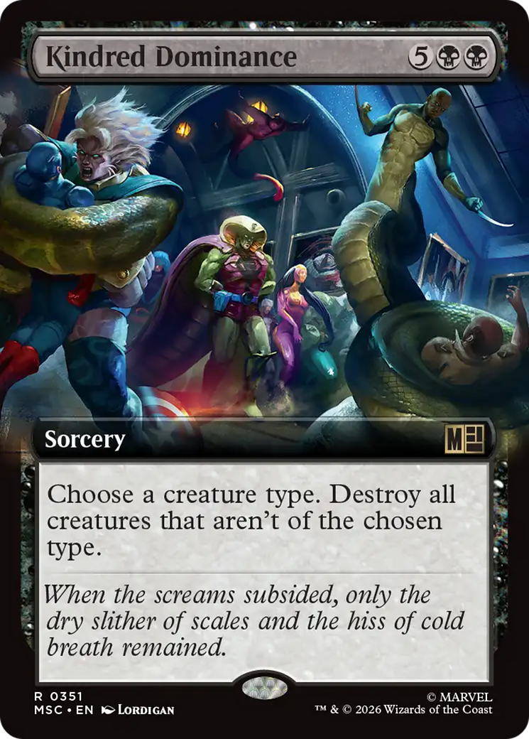 Kindred Dominance (Extended Art) [Marvel Super Heroes Commander] | Gear Gaming Bentonville