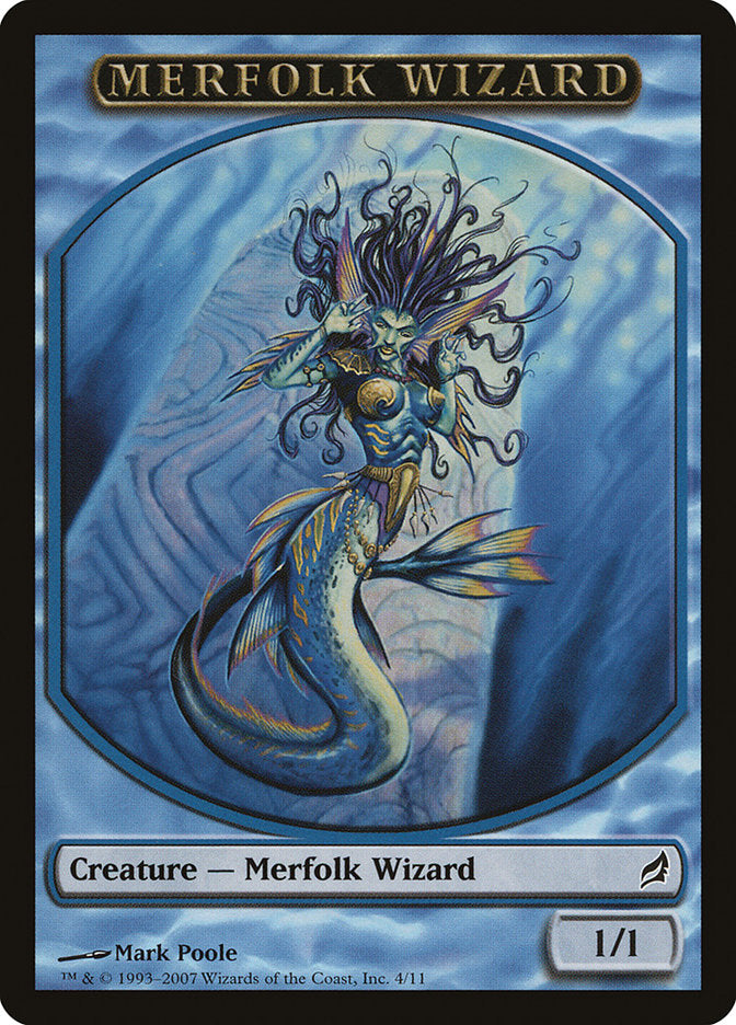 Merfolk Wizard Token [Lorwyn Tokens] | Gear Gaming Bentonville