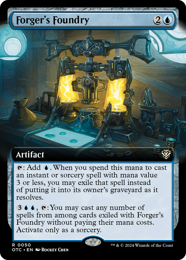 Forger's Foundry (Extended Art) [Outlaws of Thunder Junction Commander] | Gear Gaming Bentonville