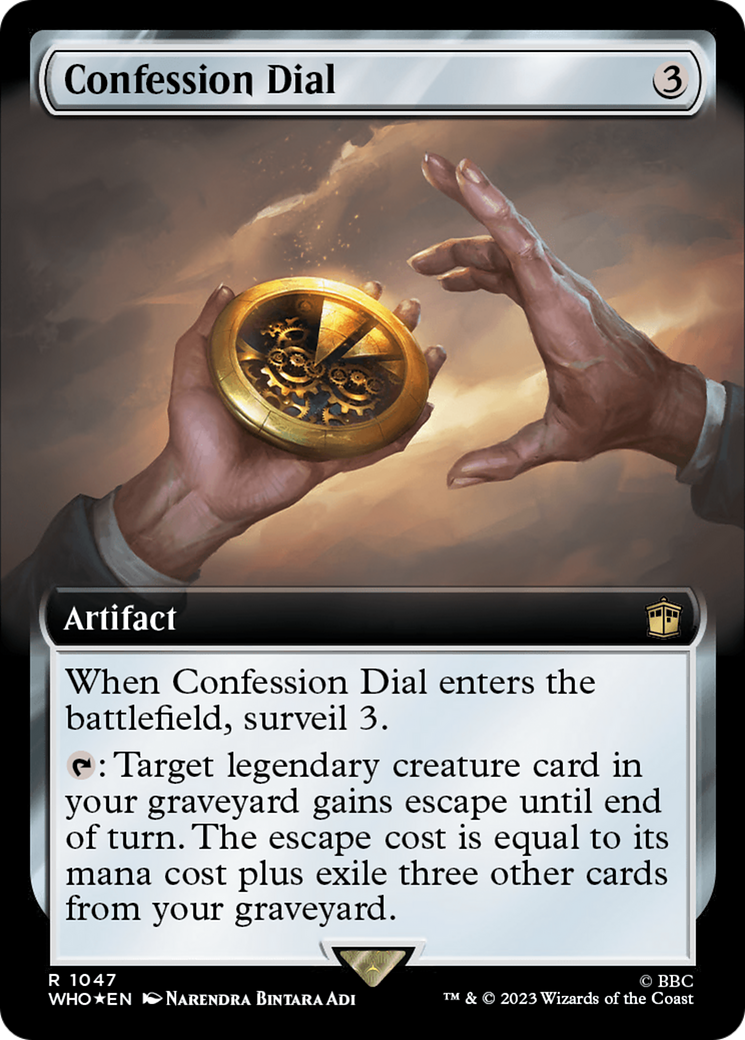 Confession Dial (Extended Art) (Surge Foil) [Doctor Who] | Gear Gaming Bentonville