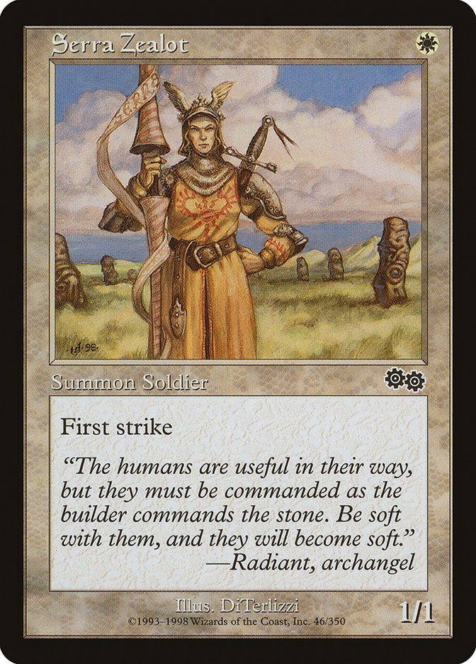 Serra Zealot [Urza's Saga] | Gear Gaming Bentonville