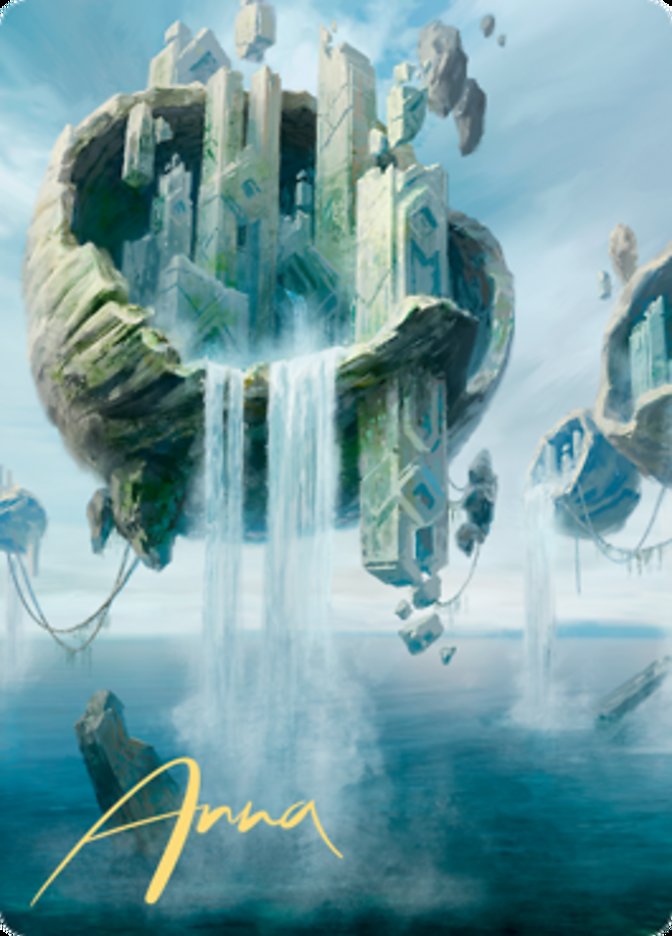 Island 2 Art Card (Gold-Stamped Signature) [Zendikar Rising Art Series] | Gear Gaming Bentonville