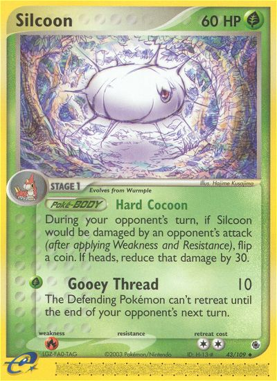 Silcoon (43/109) [EX: Ruby & Sapphire] | Gear Gaming Bentonville