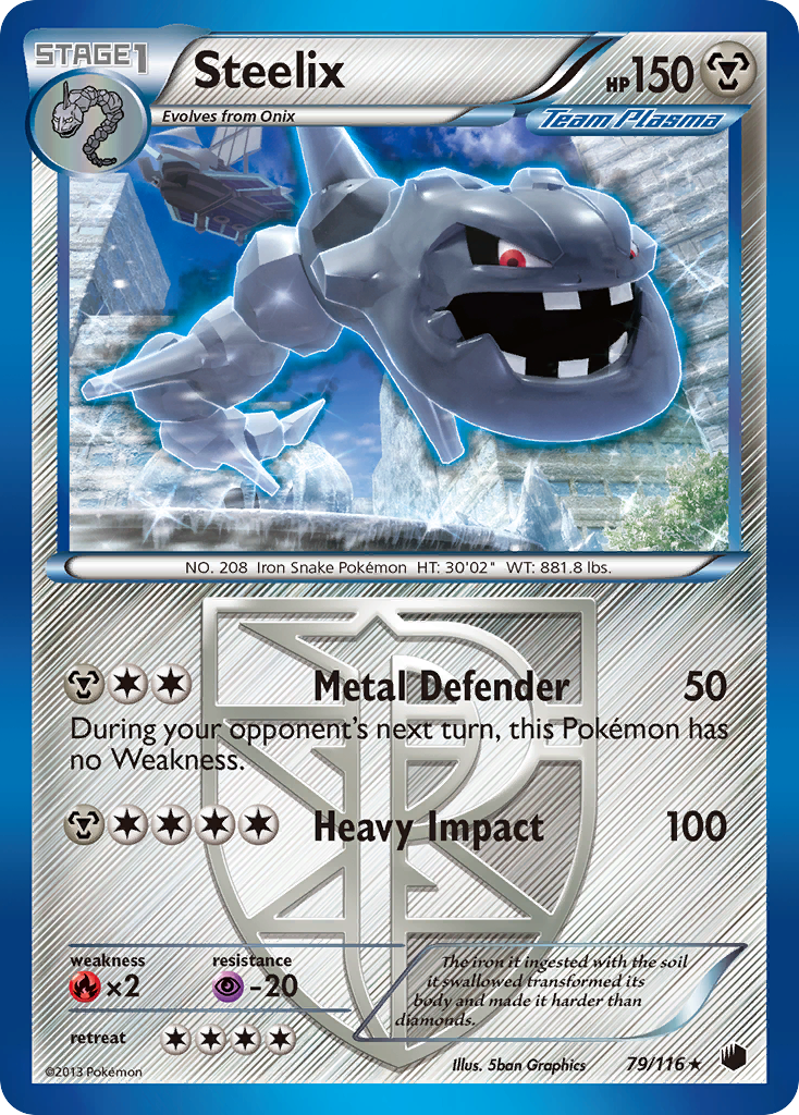Steelix (79/116) [Black & White: Plasma Freeze] | Gear Gaming Bentonville